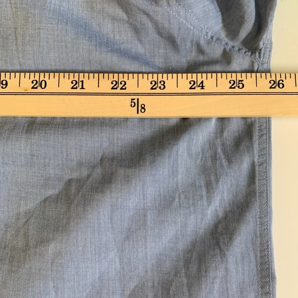 Vince Mens Button Down Shirt Light Blue - Picture 10 of 10